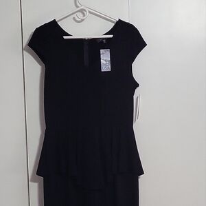 Karen Kane Black Peplum Dress